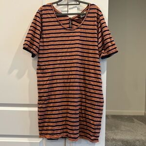 Pact Harvest Stripe Avery Dress Organizer Cotton